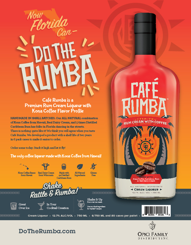 Café Rumba Florida Sell Sheet