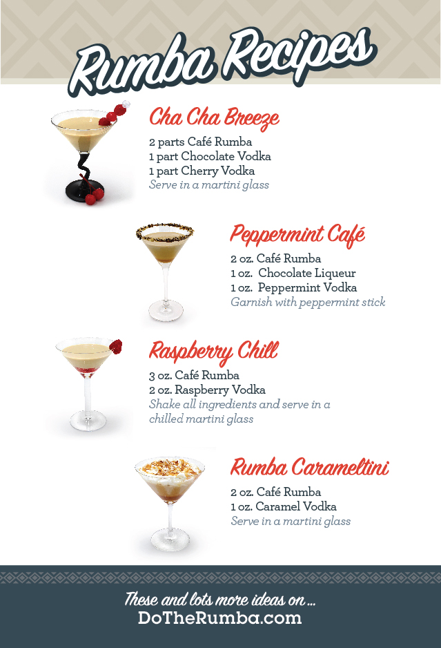 Martini Recipe Card